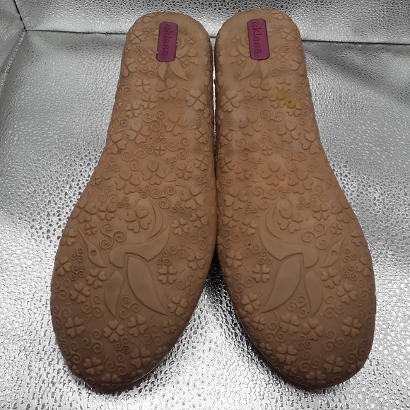 Cklass Metalic Tan Flats From Mexico Women's Size 8.5 - Picture 7 of 10